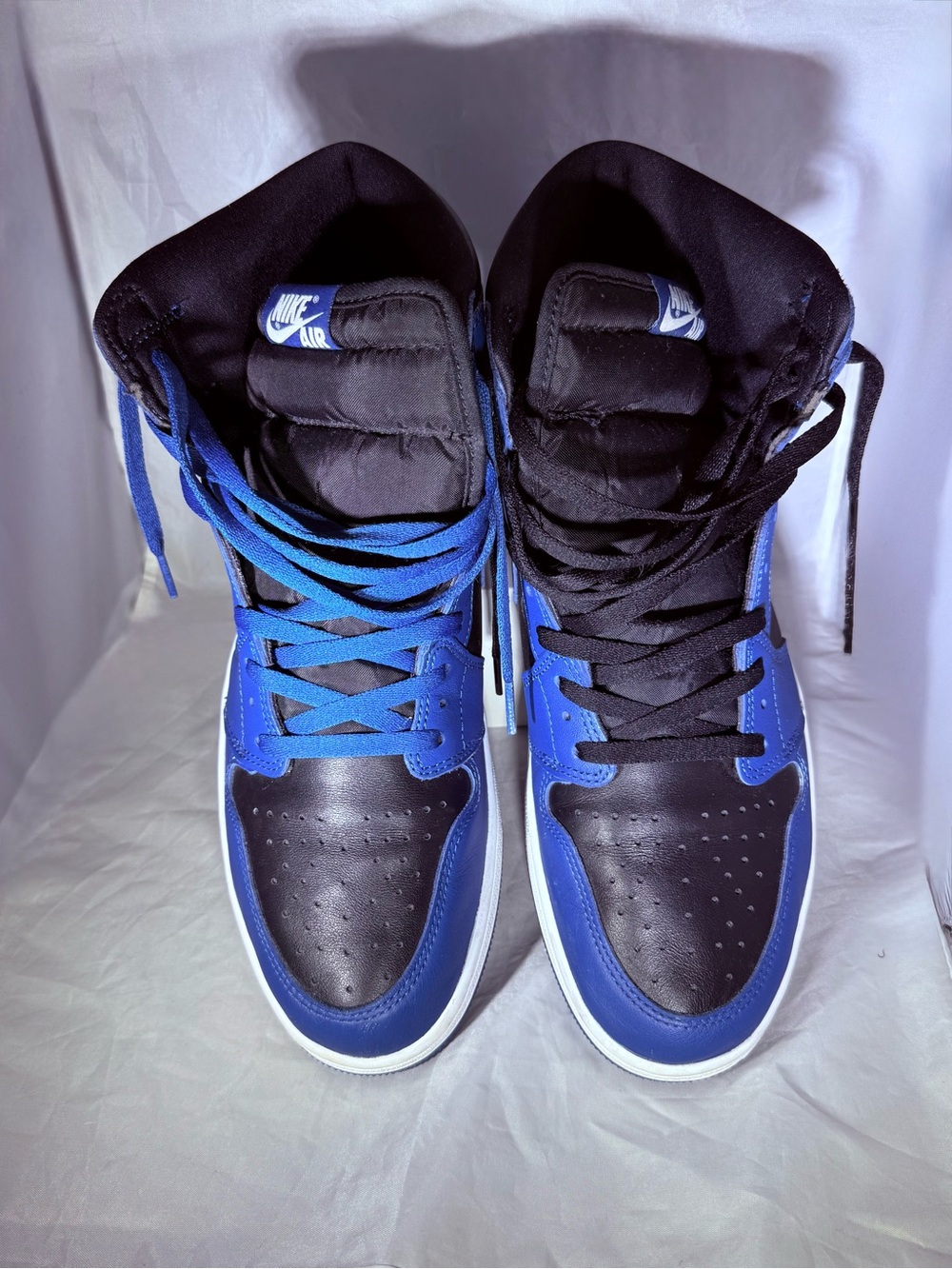 Jordan Menโs High-Top Sneakers โ Black & Blue